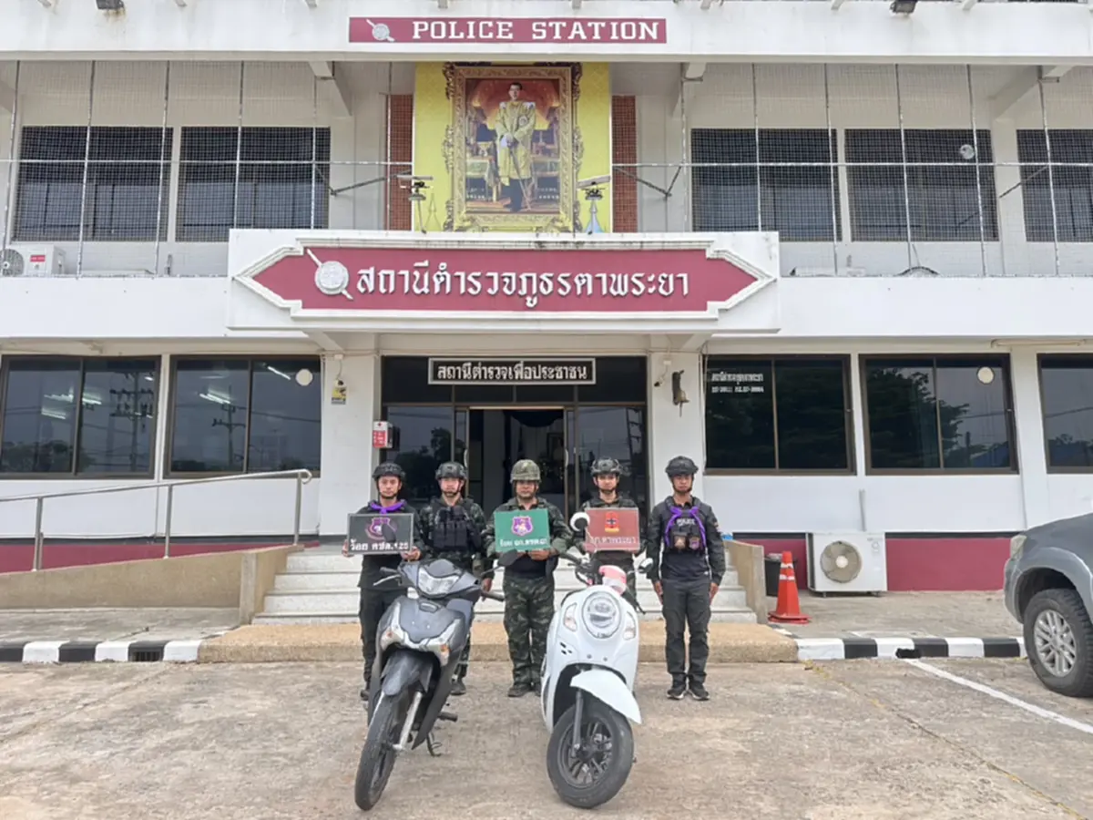 ทหารตาพระยาสกัดยึด จยย. เตรียมส่งออกเขมร คนร้ายทิ้งรถหนี