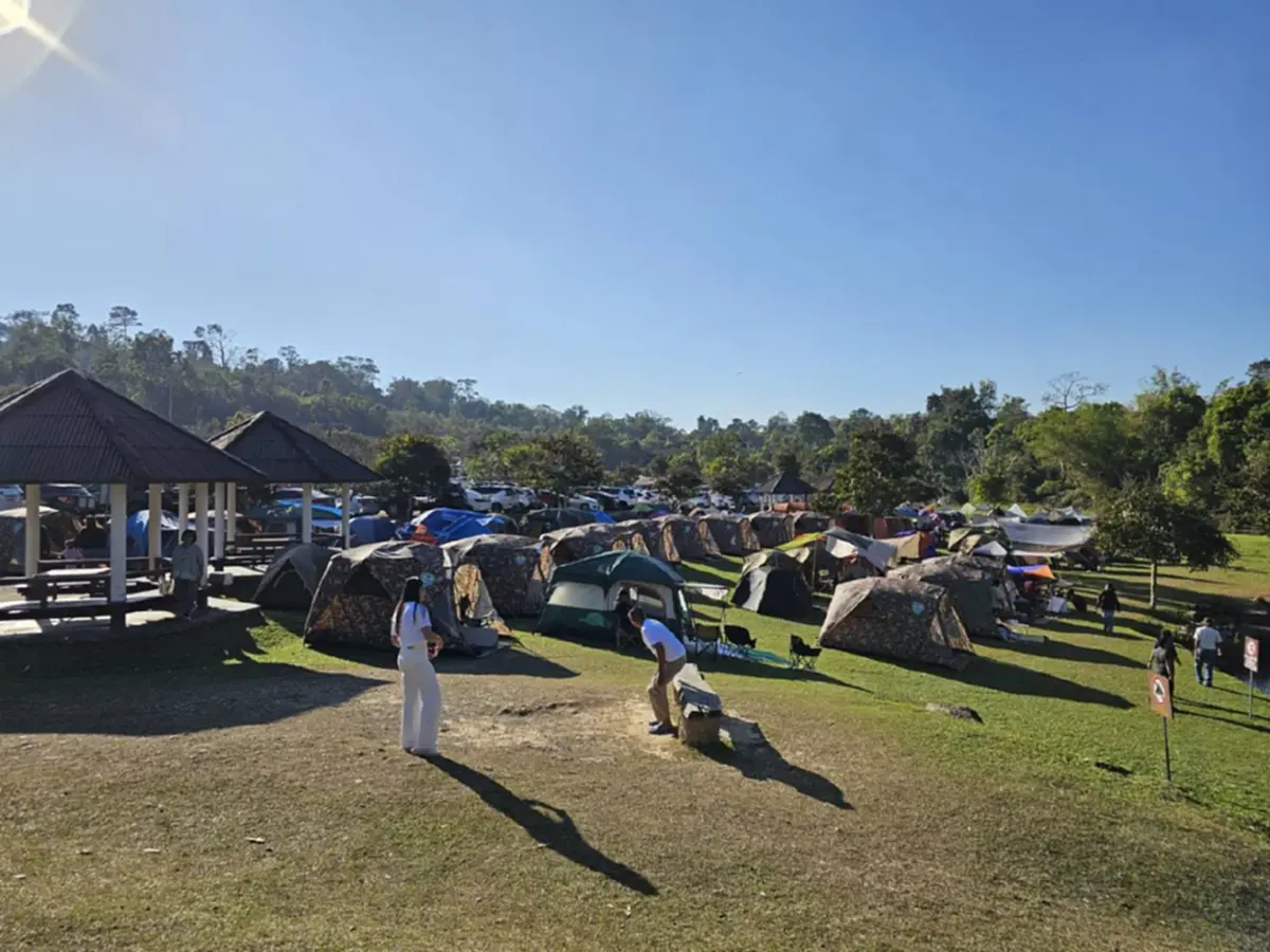 เขาใหญ่ปิดลานกางเต็นท์ลำตะคองชั่วคราว เซ่นวิกฤตน้ำแล้ง