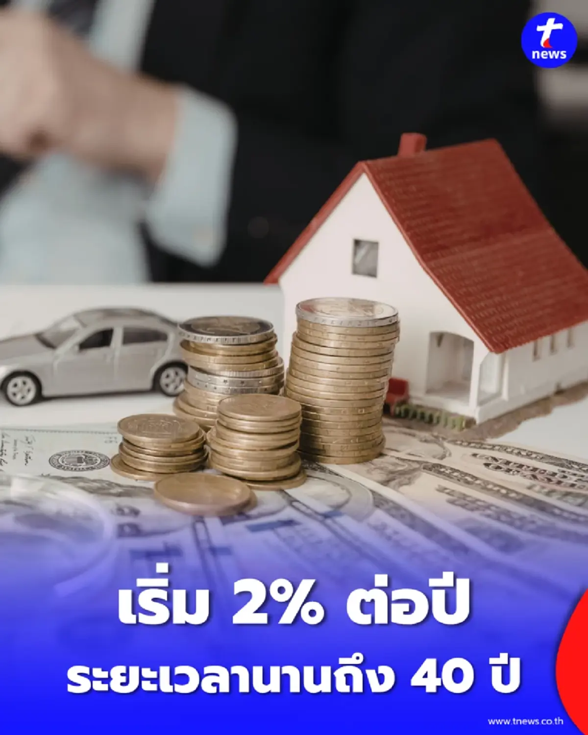 เช็กสิทธิ์ สินเชื่อบ้านบุคลากรภาครัฐ 2569 ดอกเบี้ยเริ่ม 2% ต่อปี