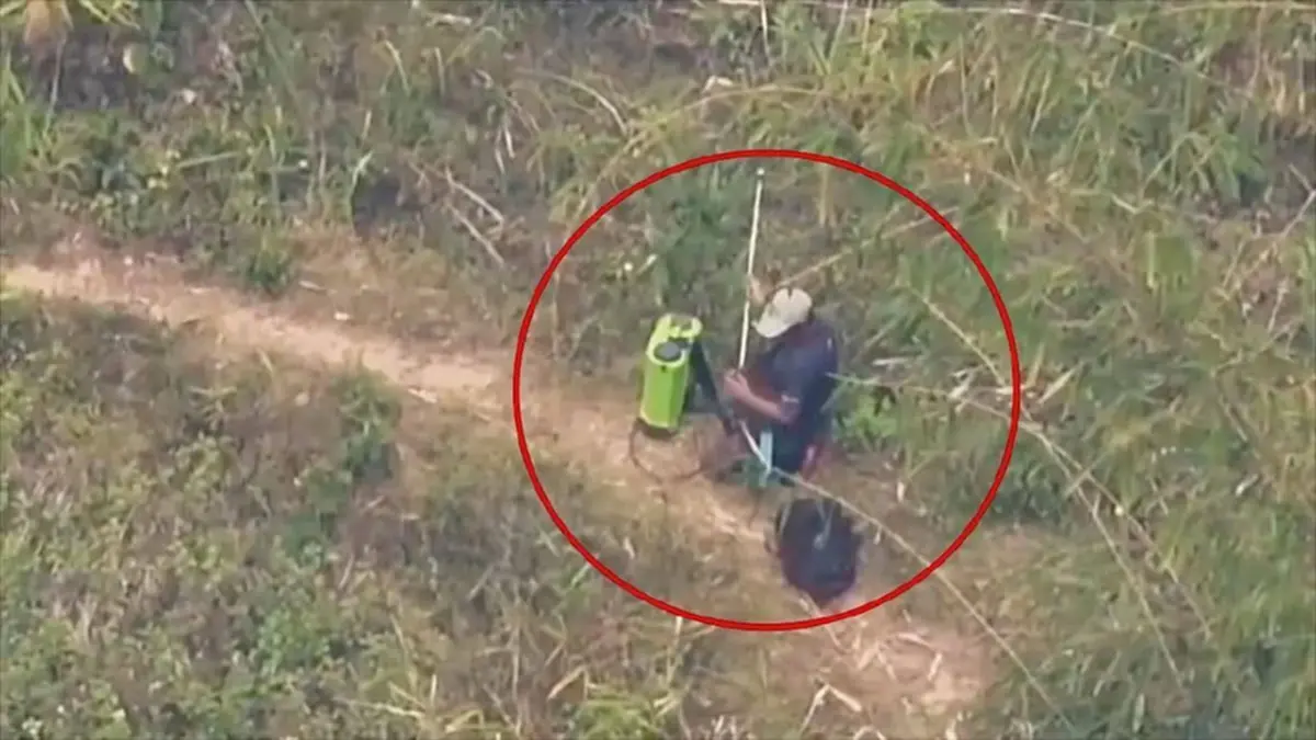 โดรนจับภาพมือเผาป่า ผู้ว่าฯ สั่งล่าตัวดำเนินคดีขั้นเด็ดขาด