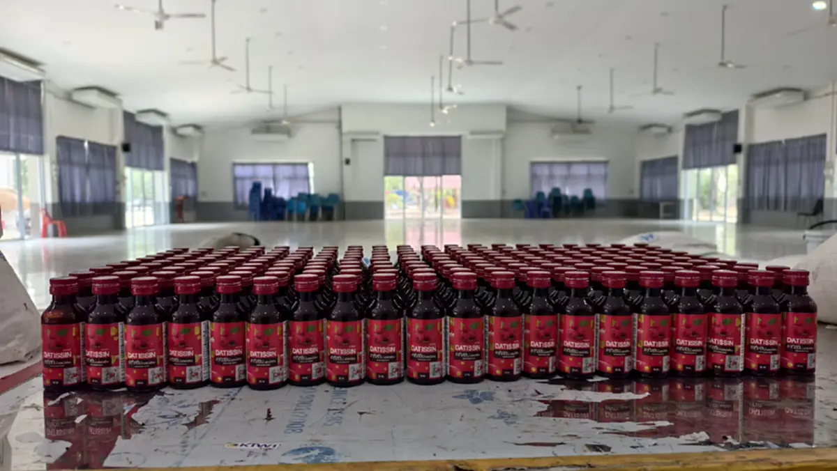 หนองคายทลายโรงงานยาแก้ไอปลอม ยึดของกลางกว่า 5.5 ล้านบาท