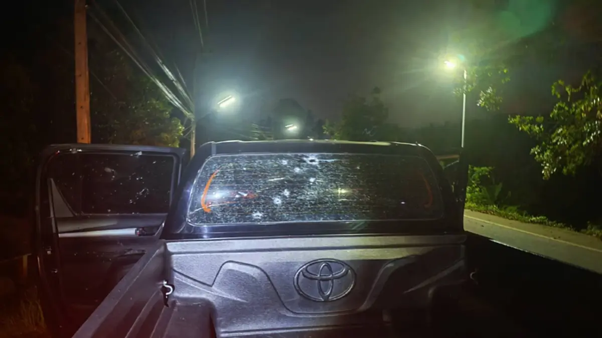 รู้อายุสงสาร สาวนั่งข้างปลัดอำเภอ ก่อนถูกคนร้ายลอบลั่นไกดับคู่