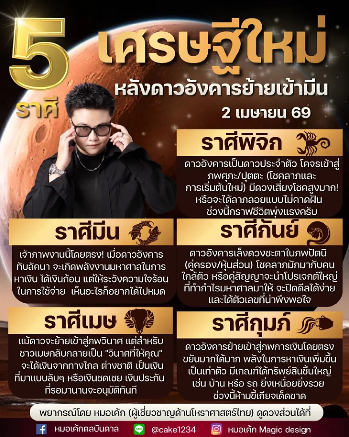 ดาวอังคารย้าย ชน "5ราศี" เต็ม ๆ คุณอาจกลายเป็น "เศรษฐีใหม่" ได้เลย