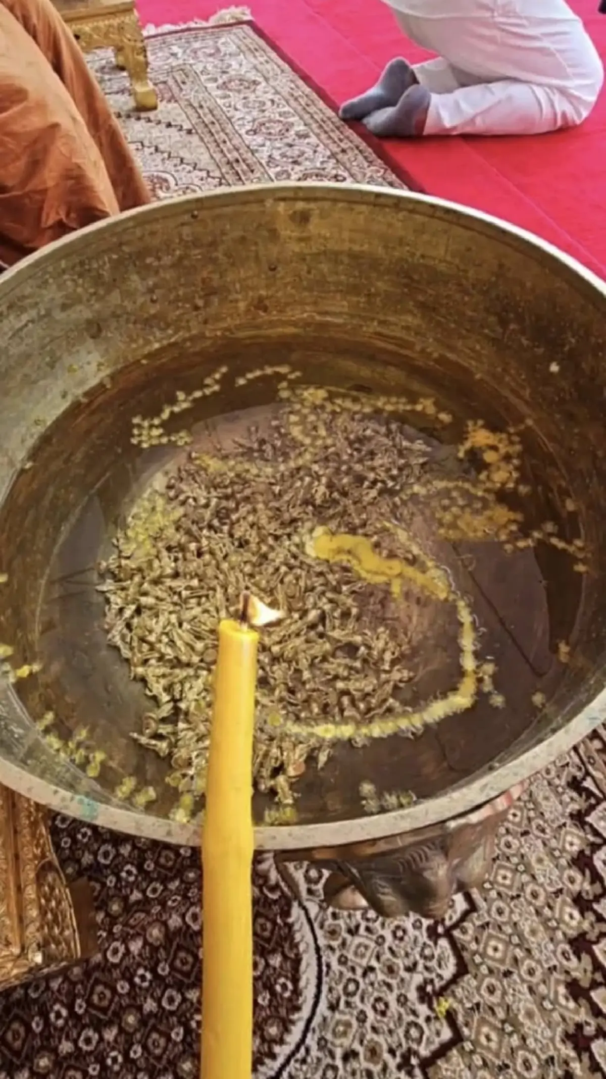 แห่ส่องเลขขันน้ำมนต์ "หลวงปู่ศิลา" พิธีบวงสรวงปู่เวสสุวรรณโณ