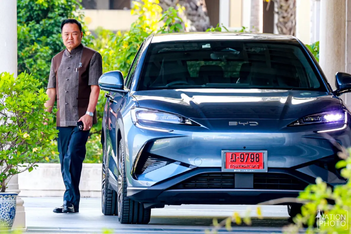 เลขทะเบียนใหม่รถนายกอนุทิน หลังภูมิใจไทย ทำบุญก้าวสู่ปีที่ 18