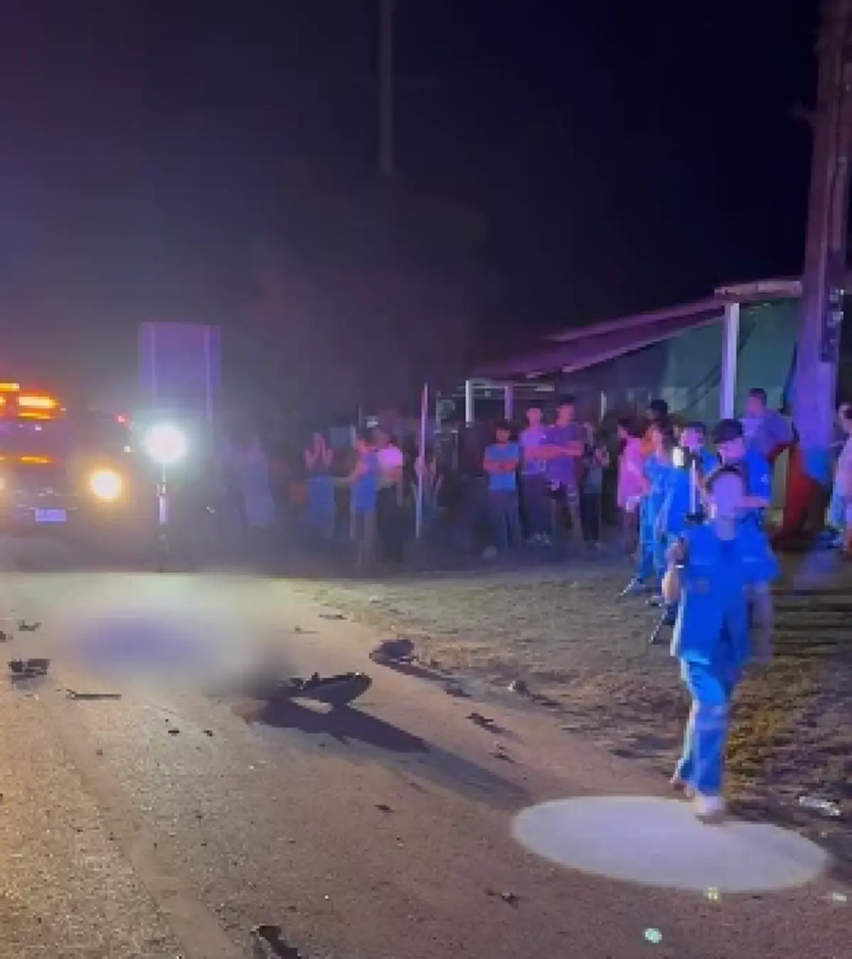 อาลัย 4 นักฟุตบอลเยาวชน ถูกกระบะชนดับ ขณะกลับจากเล่นน้ำสงกรานต์