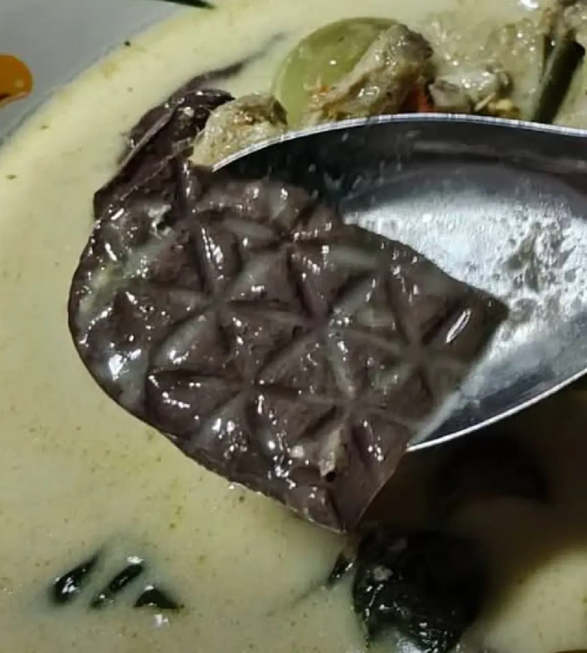 หนุ่มสั่งแกงเขียวหวานไก่ เจอเลือดคล้ายโดนเหยียบ แท้จริงผิดคาด