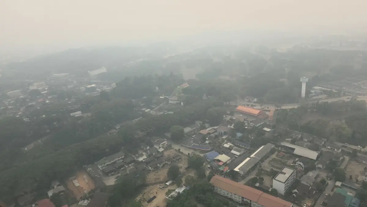 เชียงรายจมฝุ่นพิษ! เลือดกำเดาไหลเซ่นฝุ่น สั่งงดกิจกรรมกลางแจ้ง