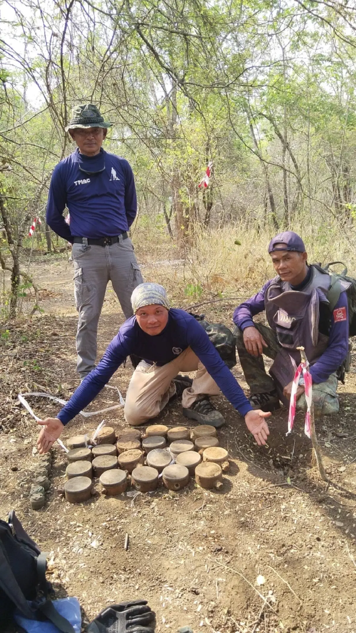 ภารกิจกู้ทุ่นระเบิดสระแก้ว วันเดียวเจอ 32 ทุ่น เคลียร์แล้ว 62%