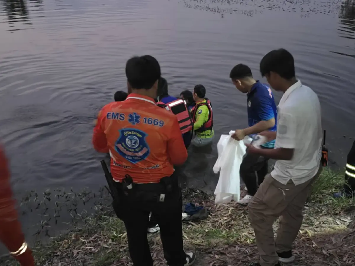 สลด! หนุ่ม 32 จมน้ำต่อหน้าแม่ในสระลึก ชาวบ้านเชื่อ "อาถรรพ์ 200 ปี"