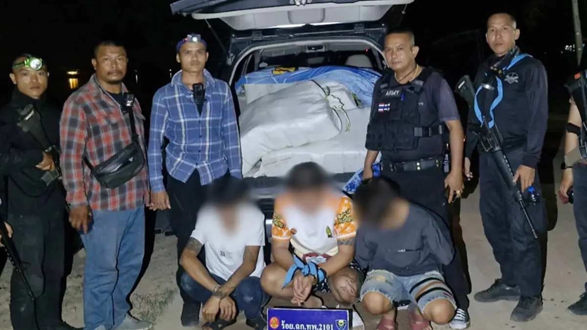 บุกรีสอร์ทยึดยาเค 200 กก. รวบ 4 วัยรุ่นขนหาเงินเที่ยวสงกรานต์