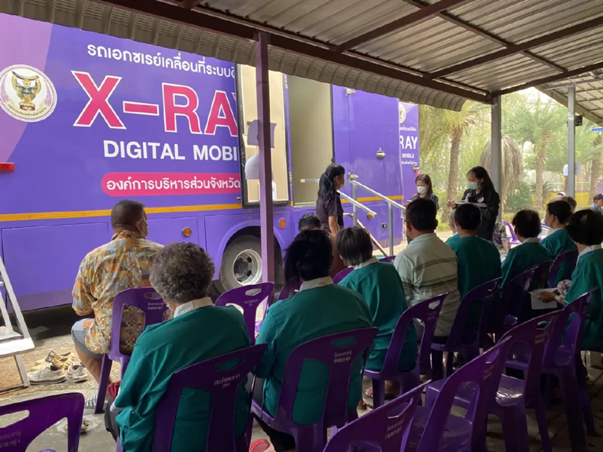 อบจ.น่าน รุกตรวจสุขภาพเชิงรุก! ส่งรถเอกซเรย์บริการถึงที่