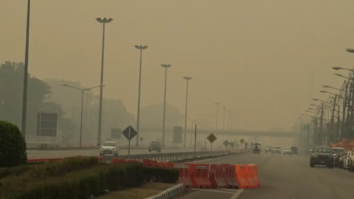 บึงกาฬวิกฤติ! PM2.5 พุ่งสูงแตะ 690 ไมโครกรัม ชาวบ้านวอนทำฝนหลวง