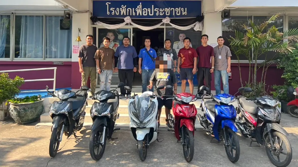 ทลายแก๊งลัก จยย.ข้ามชาติ ยึดของกลางเพียบ พบก่อเหตุทั่วประเทศ