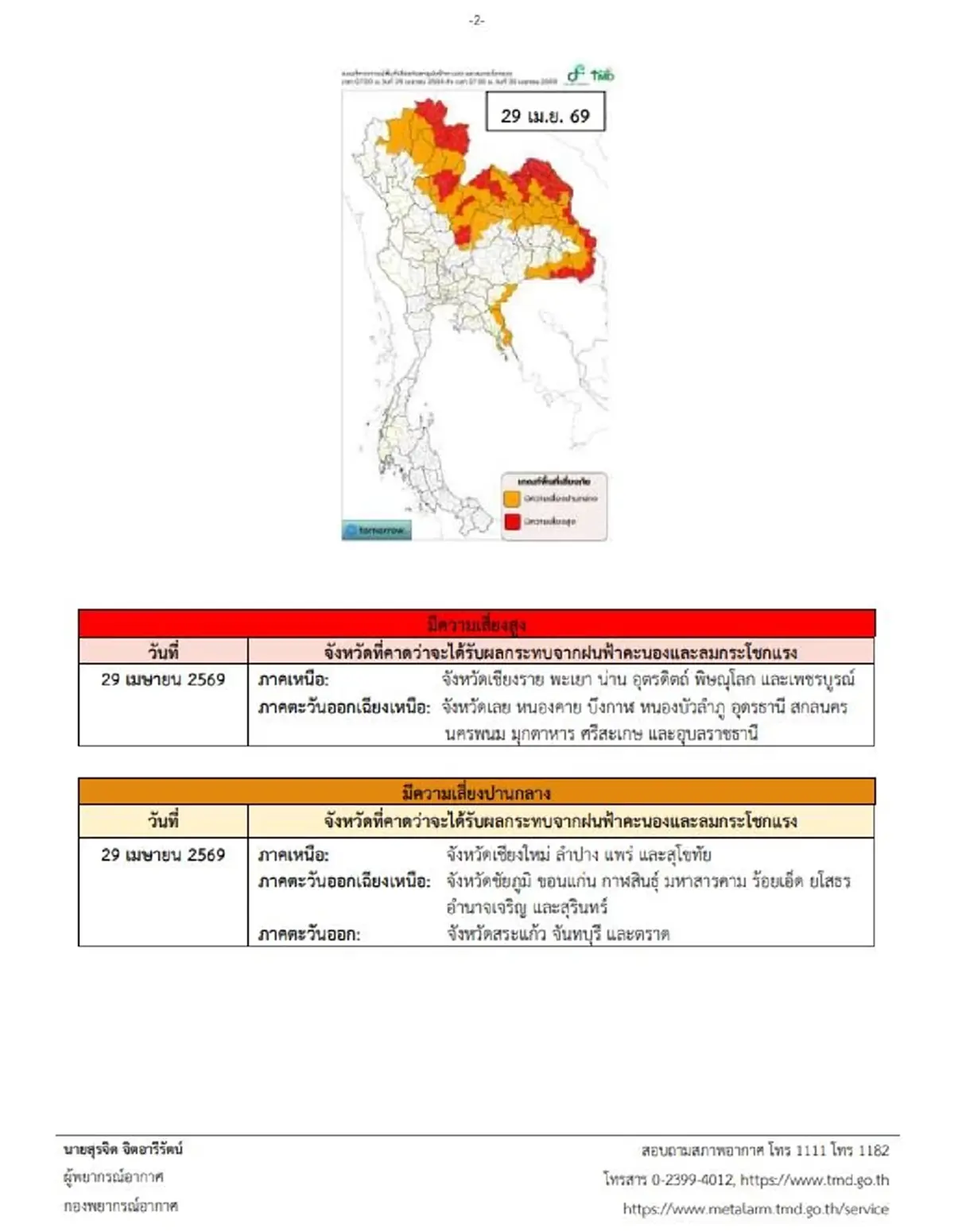 เตือนด่วน ฉ.1 มันมาอีกแล้ว พายุฤดูร้อนลูกใหม่ถล่ม เปิดพิกัดอ่วม
