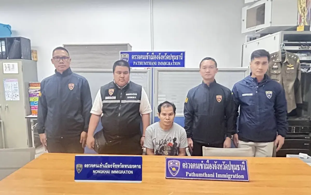 ตม.หนองคายรวบหนุ่มเขมร! ขนต่างด้าวข้ามแดน กบดานปทุมฯ