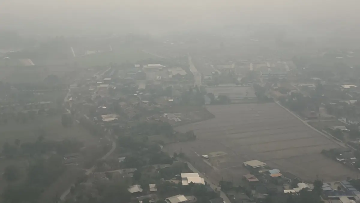 เชียงรายจมฝุ่นพิษ! เลือดกำเดาไหลเซ่นฝุ่น สั่งงดกิจกรรมกลางแจ้ง