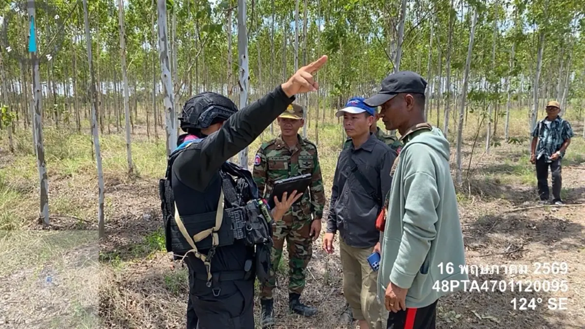 กกล.บูรพาเจรจากัมพูชา ยุติไถที่ทำเกษตรรุกล้ำเขตไทย!