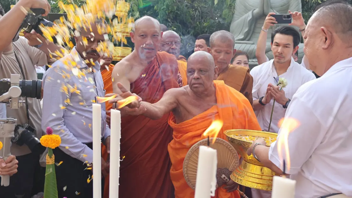 สมเด็จพระสังฆราชศรีลังกา เสด็จสมโภช "พระเจ้าอโศกมหาราช" ที่วัดป่าภูผาสูง