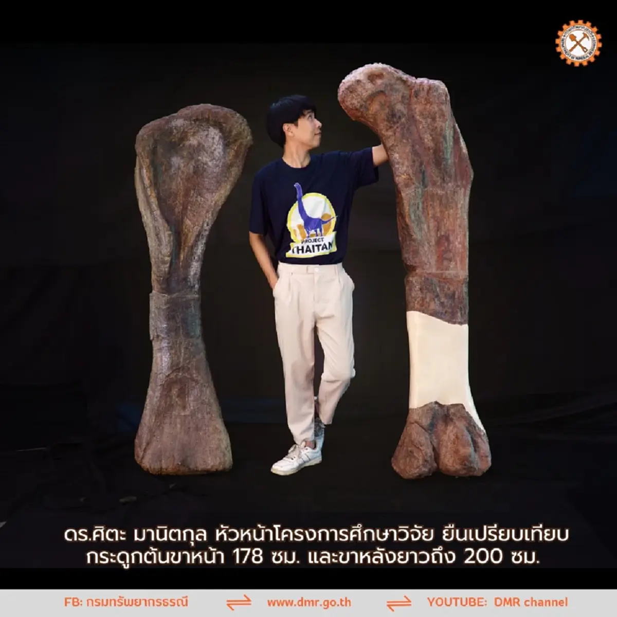 ใหญ่ที่สุด! ไทยค้นพบ "นาคาไททัน ชัยภูมิเอนซิส" ไดโนเสาร์ชนิดใหม่