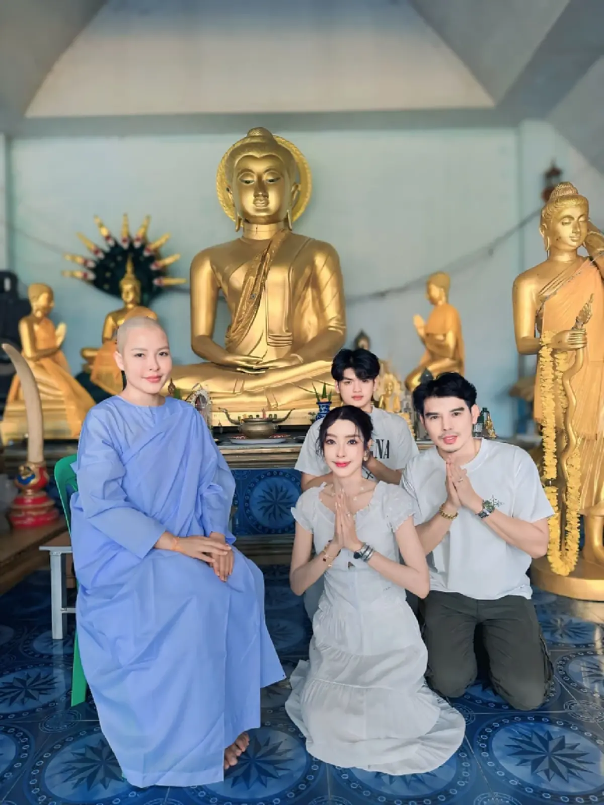 อนุโมทนาบุญ "อีหวึ่ง" อินฟลูฯดัง โกนผมบวชชีแล้ว พร้อมเหตุผล