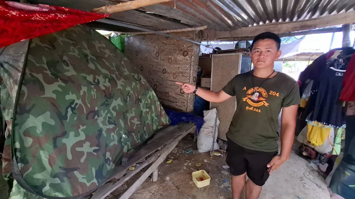 สุดรันทด อดีตทหารชายแดนกลับบ้าน เจอแม่อยู่เพิงสังกะสีเก่า