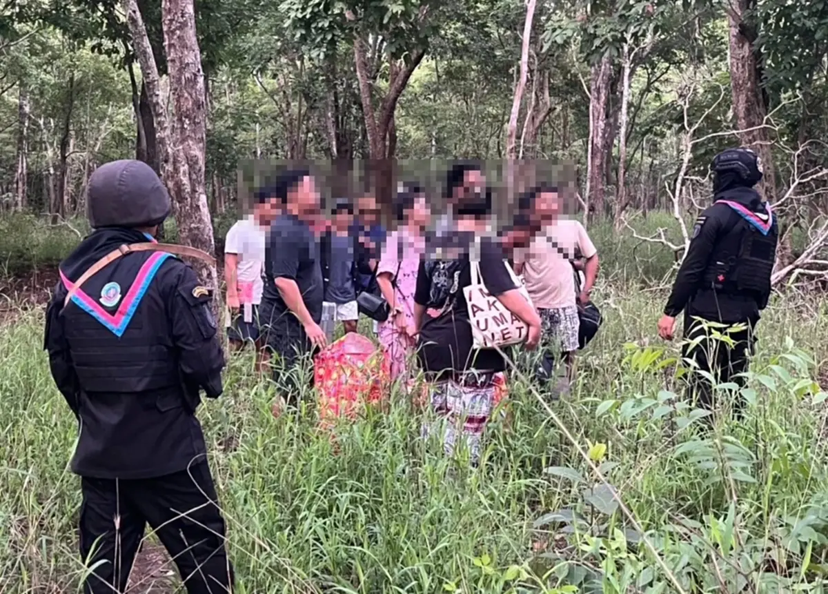 ชายแดนสระแก้วยังตึง!  จับ 16 คนไทย-ไทใหญ่-เวียดนาม หนีเข้าไทย