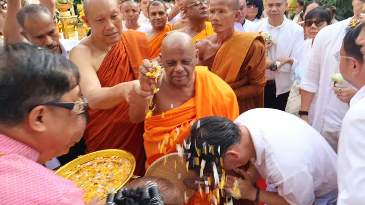 สมเด็จพระสังฆราชศรีลังกา เสด็จสมโภช "พระเจ้าอโศกมหาราช" ที่วัดป่าภูผาสูง