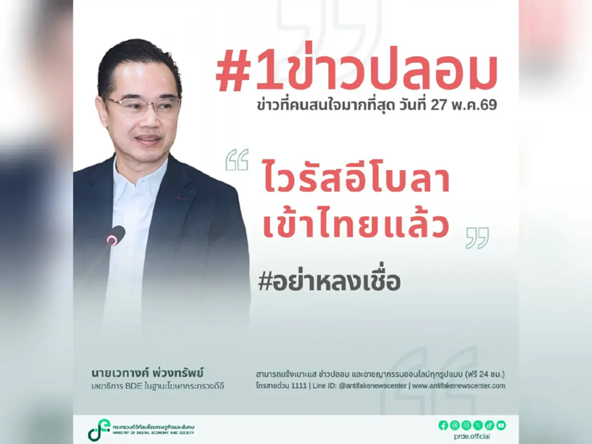 สรุปปมข่าว ไวรัสอีโบลา ในไทย ล่าสุดหน่วยงานรัฐชี้แจงแล้ว