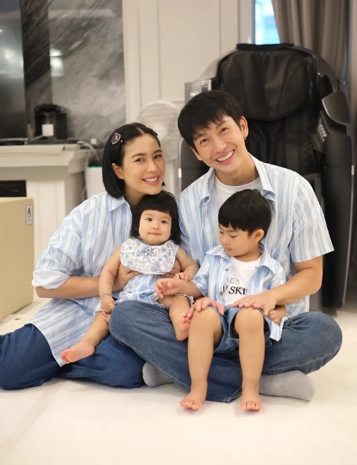  "พุฒ-จุ๋ย" พาลูกชาย "น้องพีร์เจ" แปลงโฉมเป็นชาวสวนตัวน้อย 