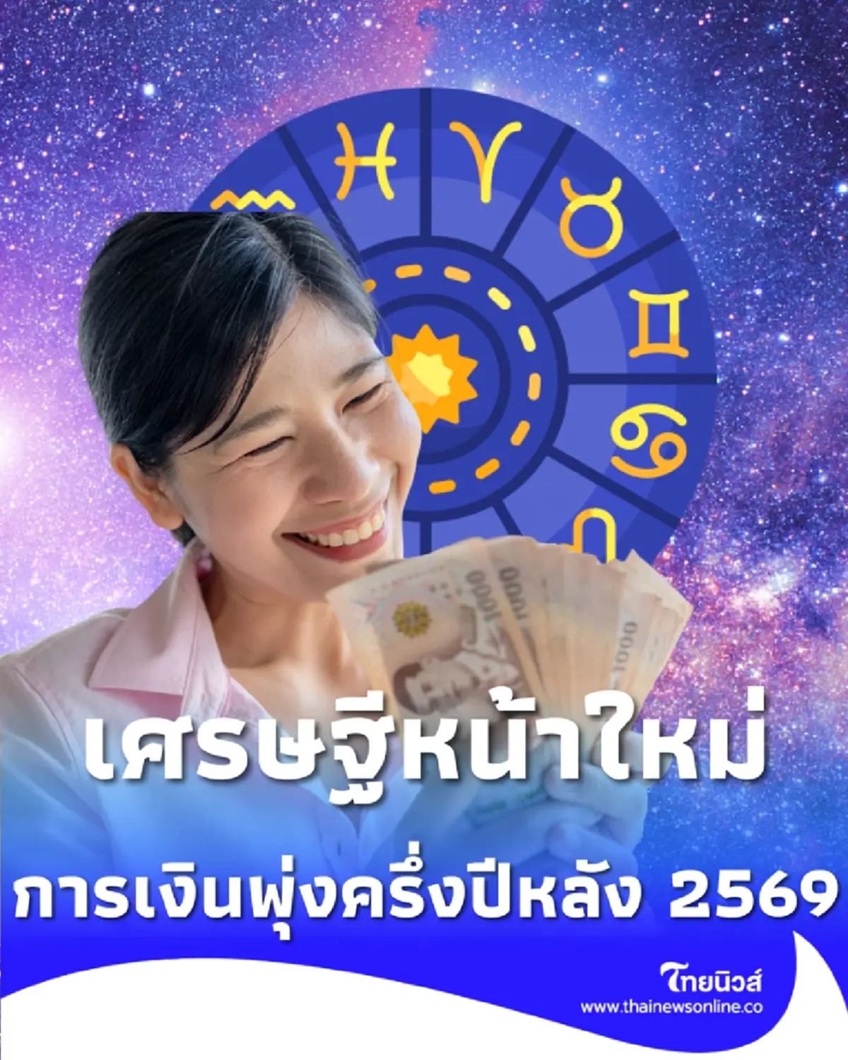 เจาะลึก 6 ราศี การเงินพุ่ง-โชคลาภพลิกชีวิต ครึ่งปีหลัง 2569