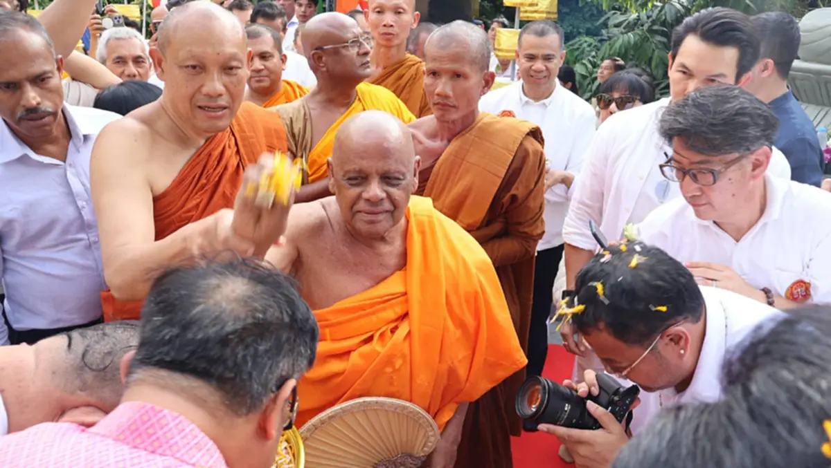 สมเด็จพระสังฆราชศรีลังกา เสด็จสมโภช "พระเจ้าอโศกมหาราช" ที่วัดป่าภูผาสูง