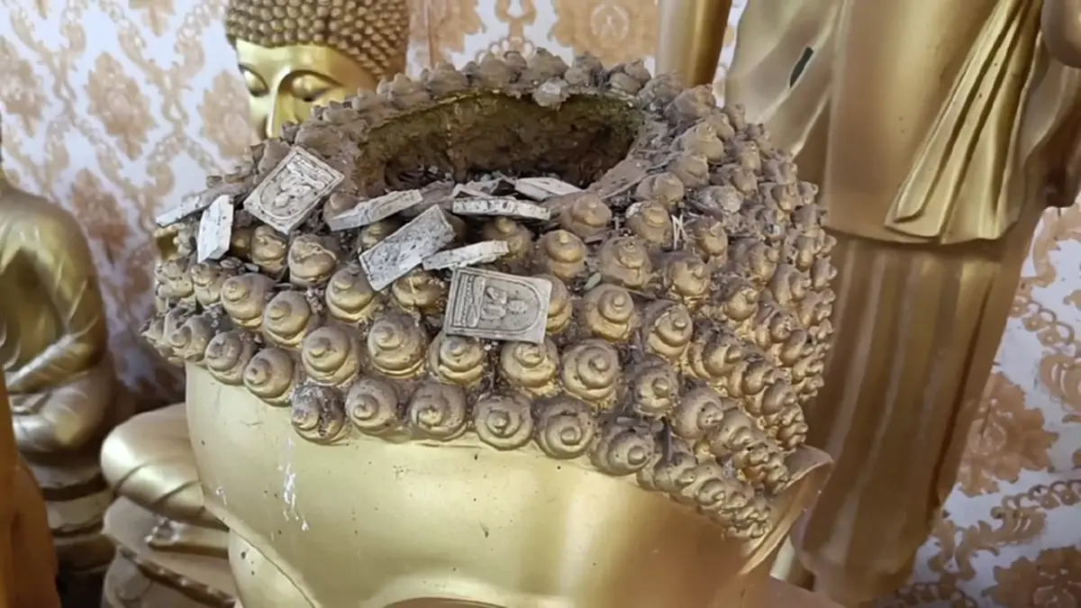 โจรใจบาปตัดเกศพระเกลี้ยงวัด! ศิษย์แสบแอบเจียรอยพระพุทธบาทขาย