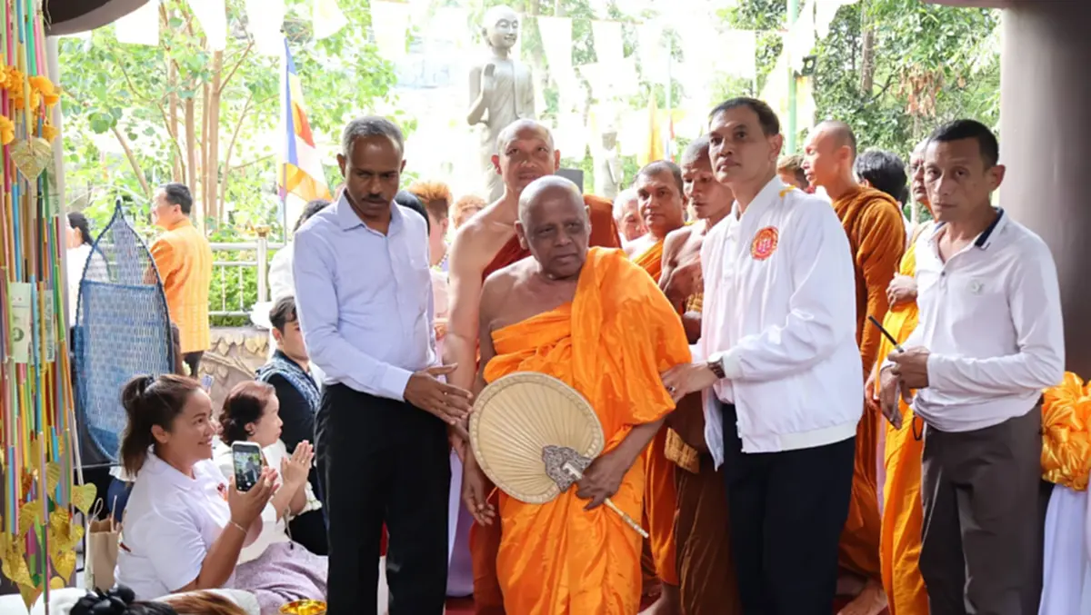 สมเด็จพระสังฆราชศรีลังกา เสด็จสมโภช "พระเจ้าอโศกมหาราช" ที่วัดป่าภูผาสูง