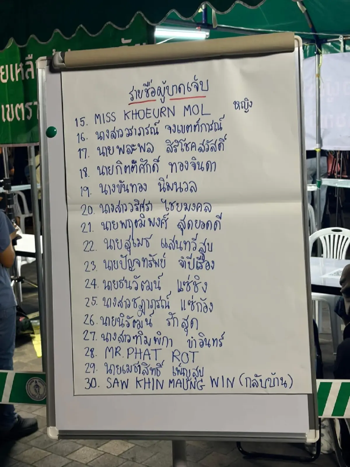 อัปเดตล่าสุด ผู้บาดเจ็บเหตุรถไฟชนรถเมล์ 206 กลางแยกอโศก-ดินแดง