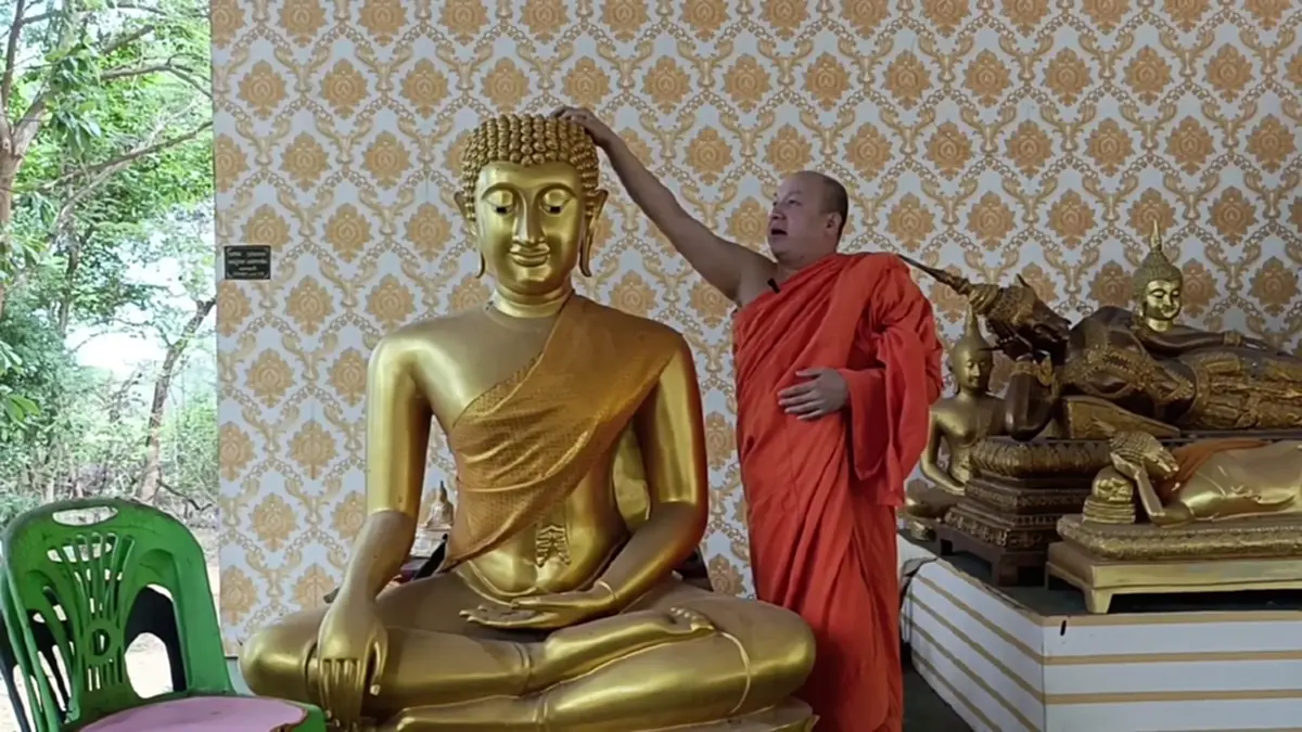 โจรใจบาปตัดเกศพระเกลี้ยงวัด! ศิษย์แสบแอบเจียรอยพระพุทธบาทขาย