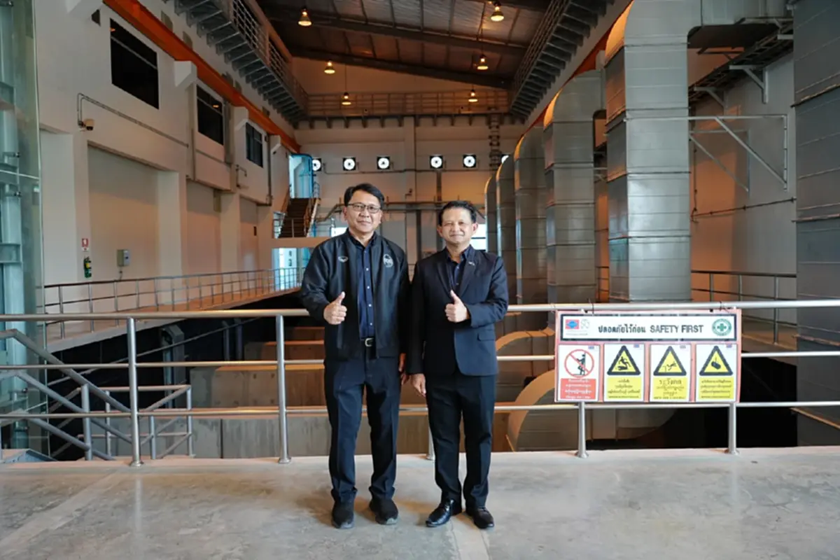 MEA ห่วงใยประชาชน ผนึก กทม. ตรวจความพร้อมระบบไฟฟ้าสถานีสูบน้ำอุโมงค์บางอ้อ รับฤดูฝน