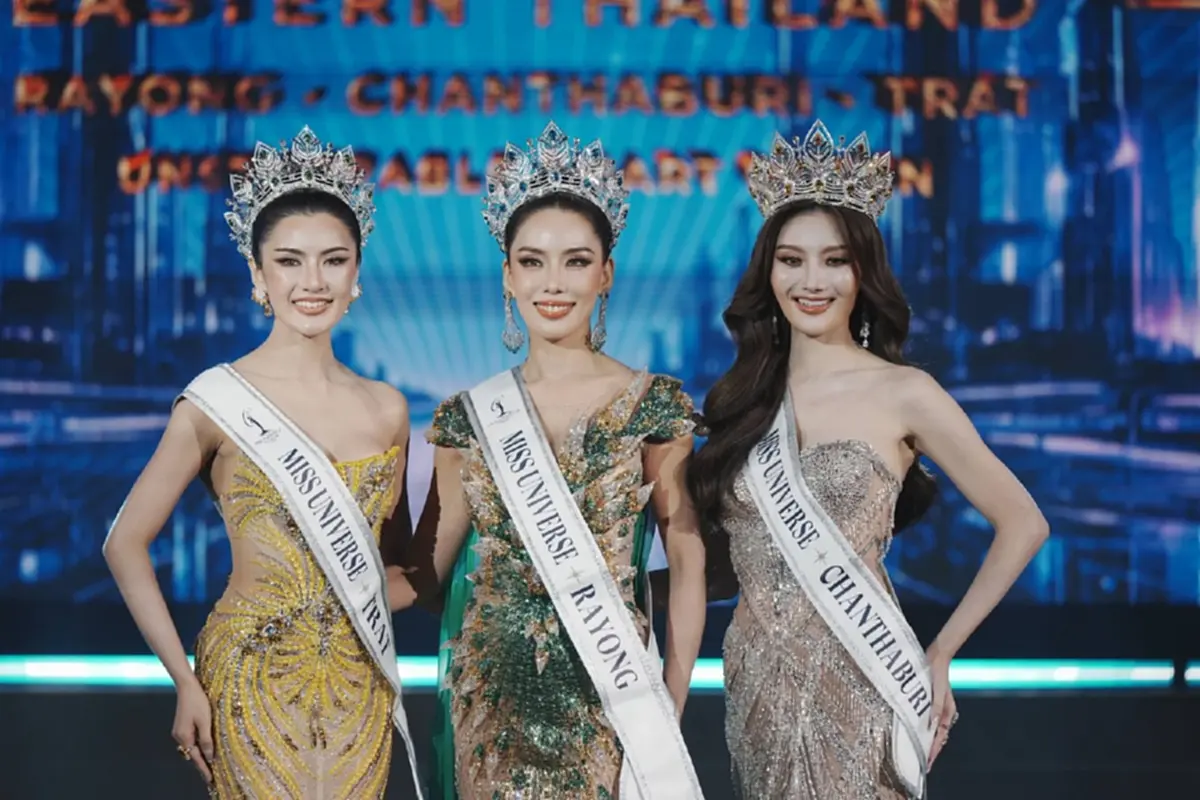 มงลง นักร้องเกิร์ลกรุ๊ปวงดัง คว้าตำแหน่ง Miss Universe Rayong 2026