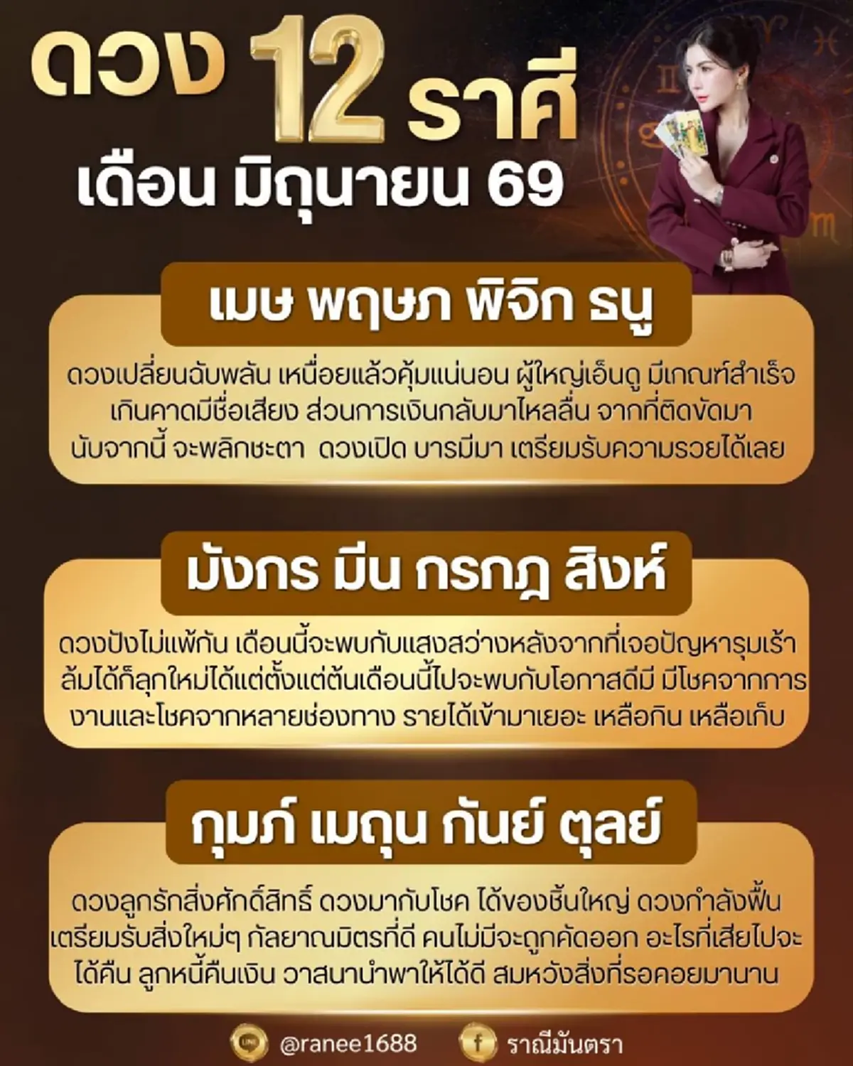 12 ราศีดวงพุ่งแรง มิ.ย. นี้ โชคเข้ารัวๆ เงินก้อนใหญ่กำลังมา