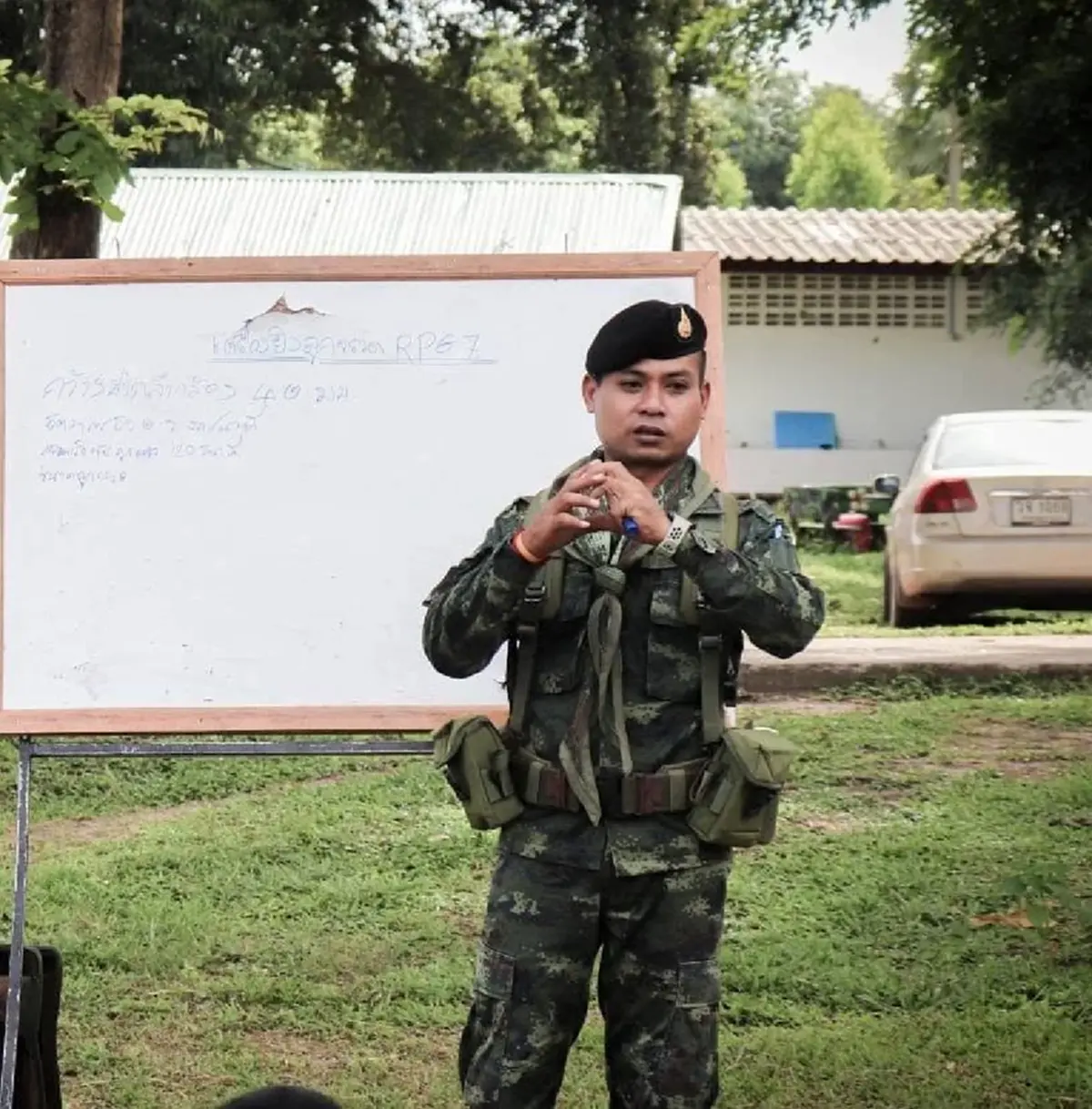 โพสต์สุดท้าย จ่าเข้ม นักรบ 2 สนาม ฮีโร่ตาเมือนธม ก่อนสิ้นลมเศร้า