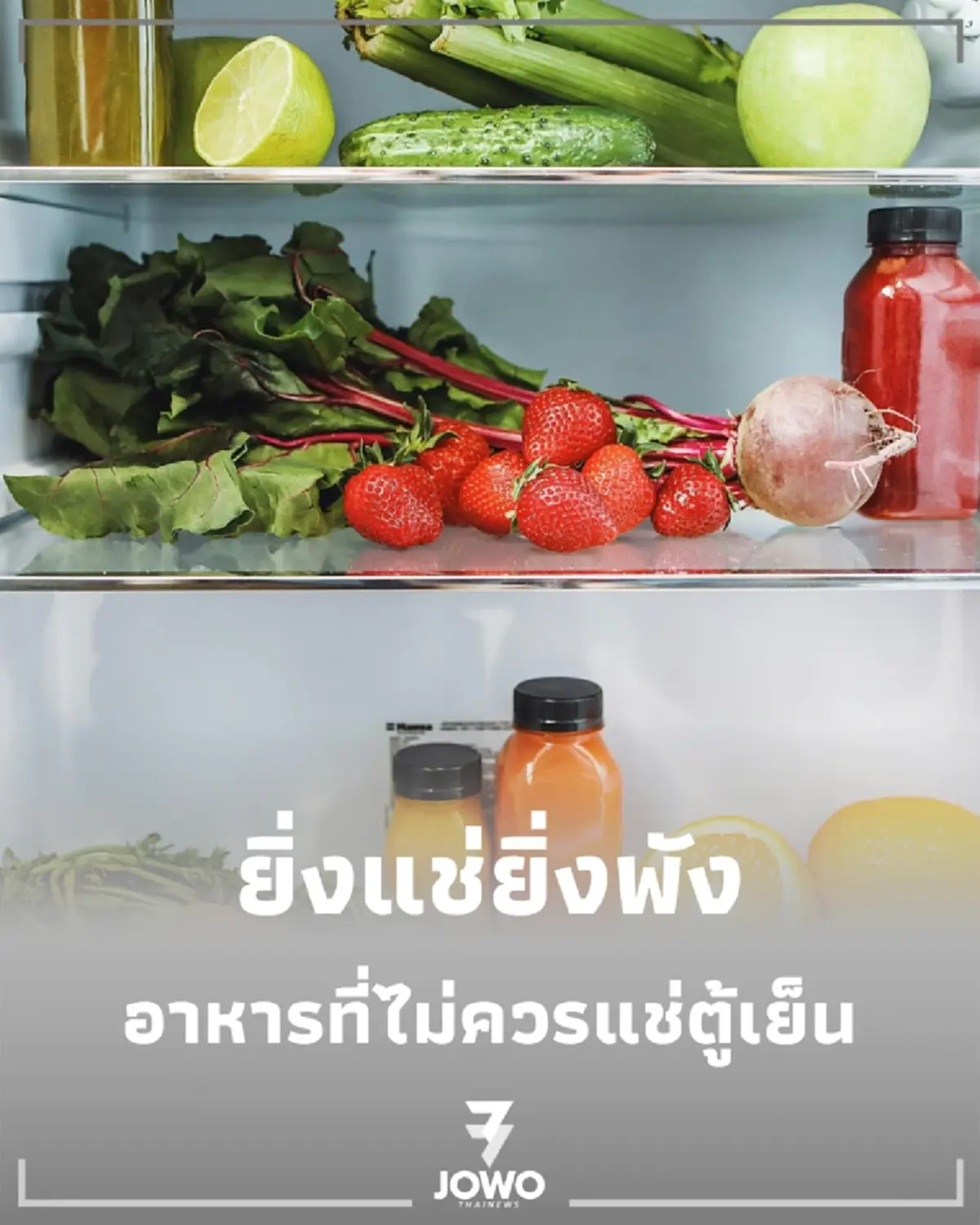 อาหารที่ไม่ควรแช่ตู้เย็น ถนอมอาหาร เคล็ดลับคู่ครัว อาหารห้ามแช่ตู้เย็น เตือนภัย ความรู้รอบตัว