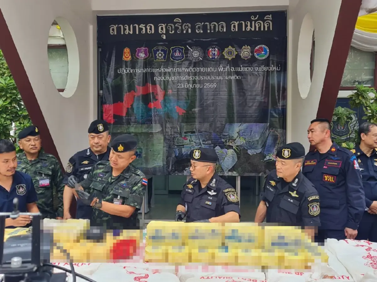 บุกโกดังลับ จับยานรกล็อตมหึมา 7.33 ล้านเม็ด ก่อนทะลักสู่ชุมชน