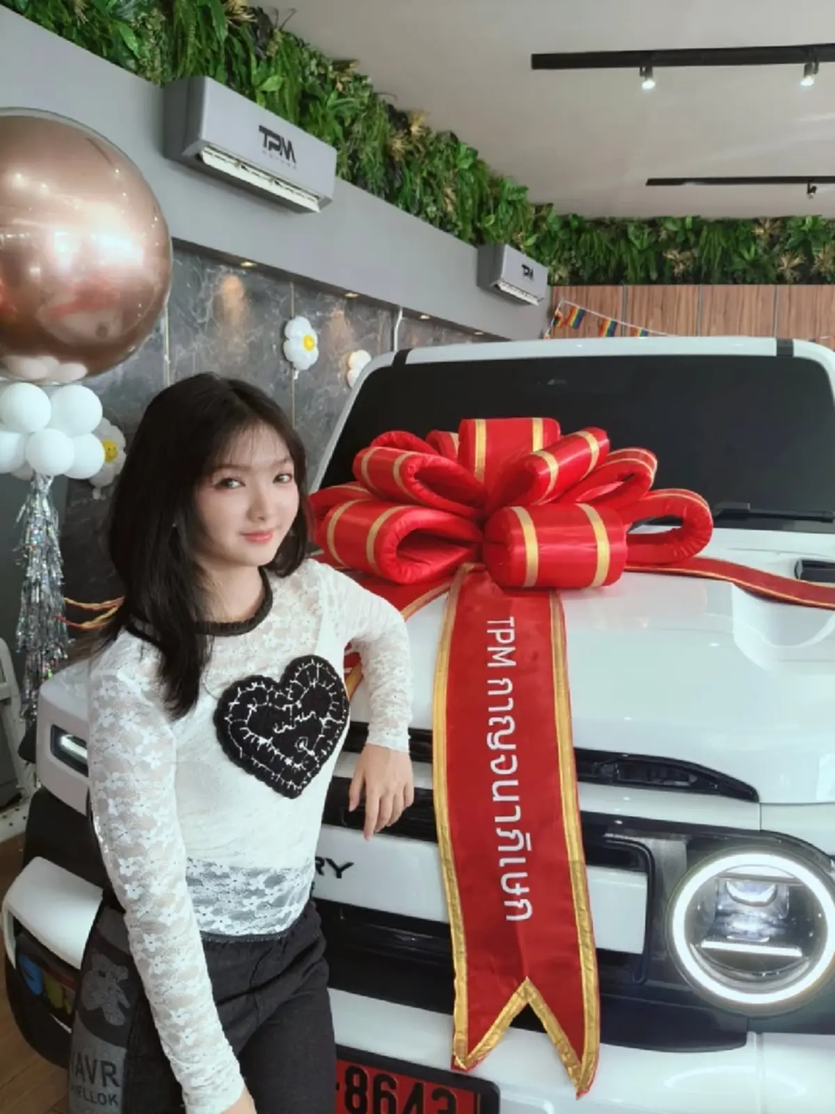 น้ำพักน้ำแรงหนูเอง น้องอินเตอร์ ถอยรถป้ายแดงคันใหม่ให้ครอบครัว
