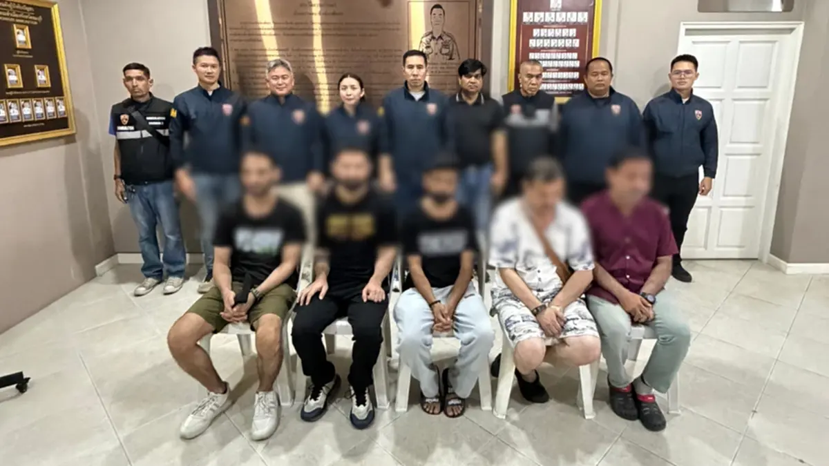 จับ 6 ปากีฯ แก๊งสมุนไพรลวงโลกพัทยา หลอกเหยื่อหัวล้านสูญครึ่งแสน