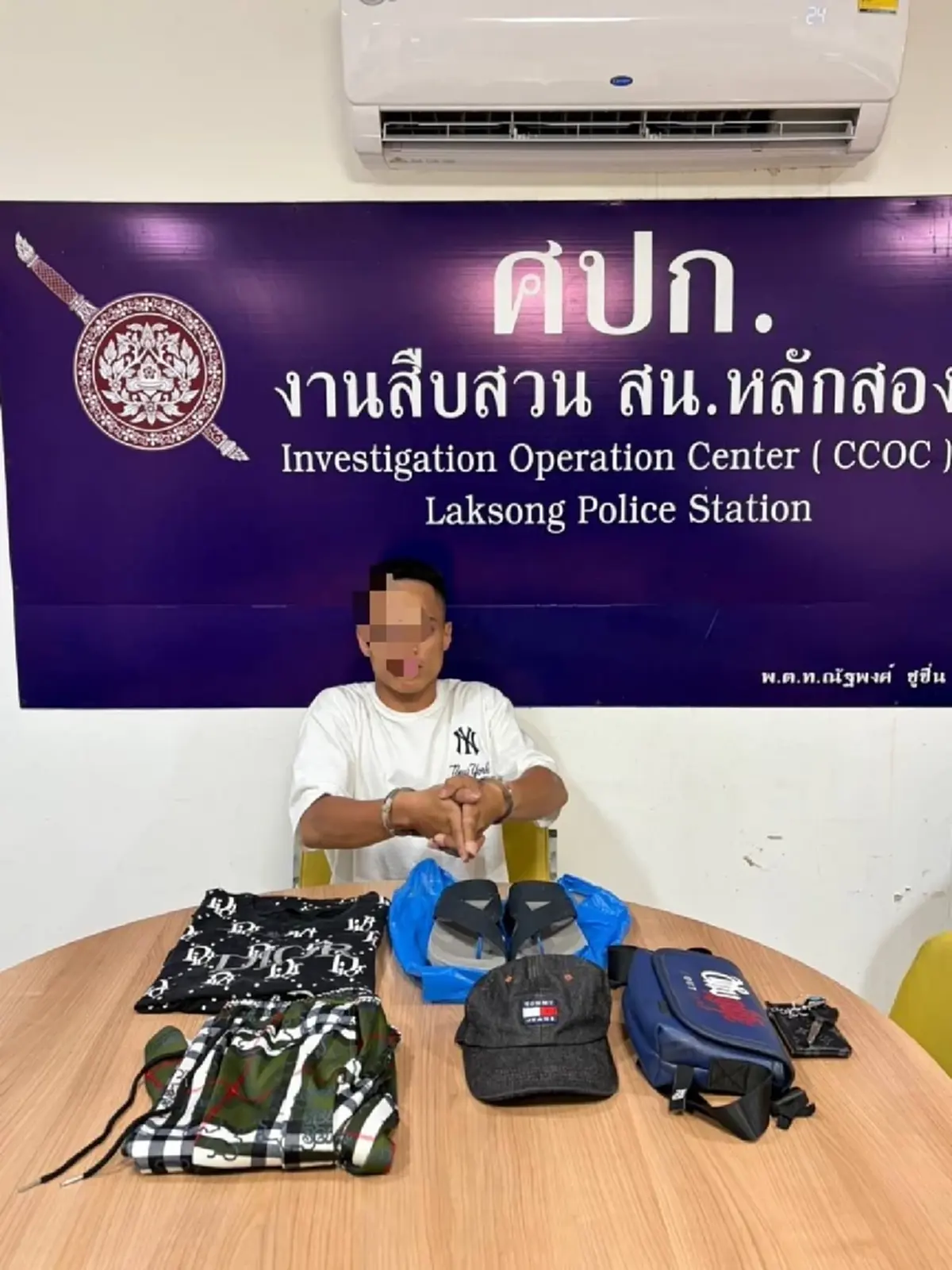 รวบโจรแสบคาโรงแรม! ตระเวนลักทรัพย์ห้างดัง ของกลางเพียบ