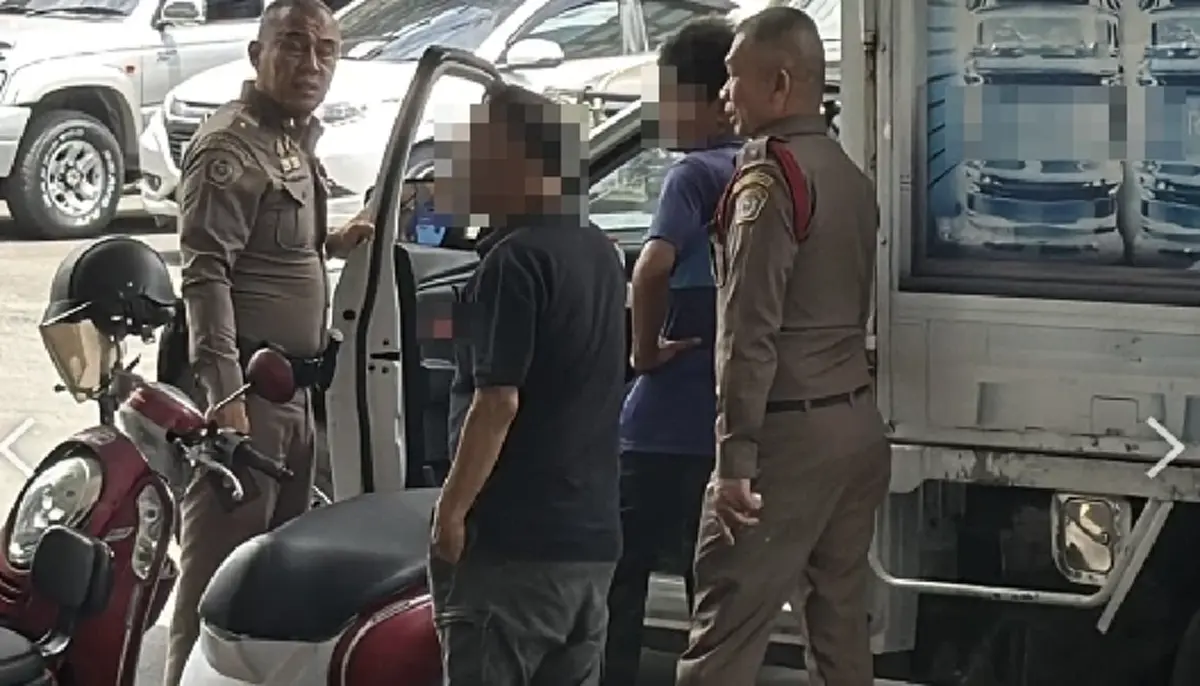 คนงานส่งน้ำหวิดดับ อากาศร้อนอบอ้าวเป็นเหตุเป็นลมหมดสติค้ารถ