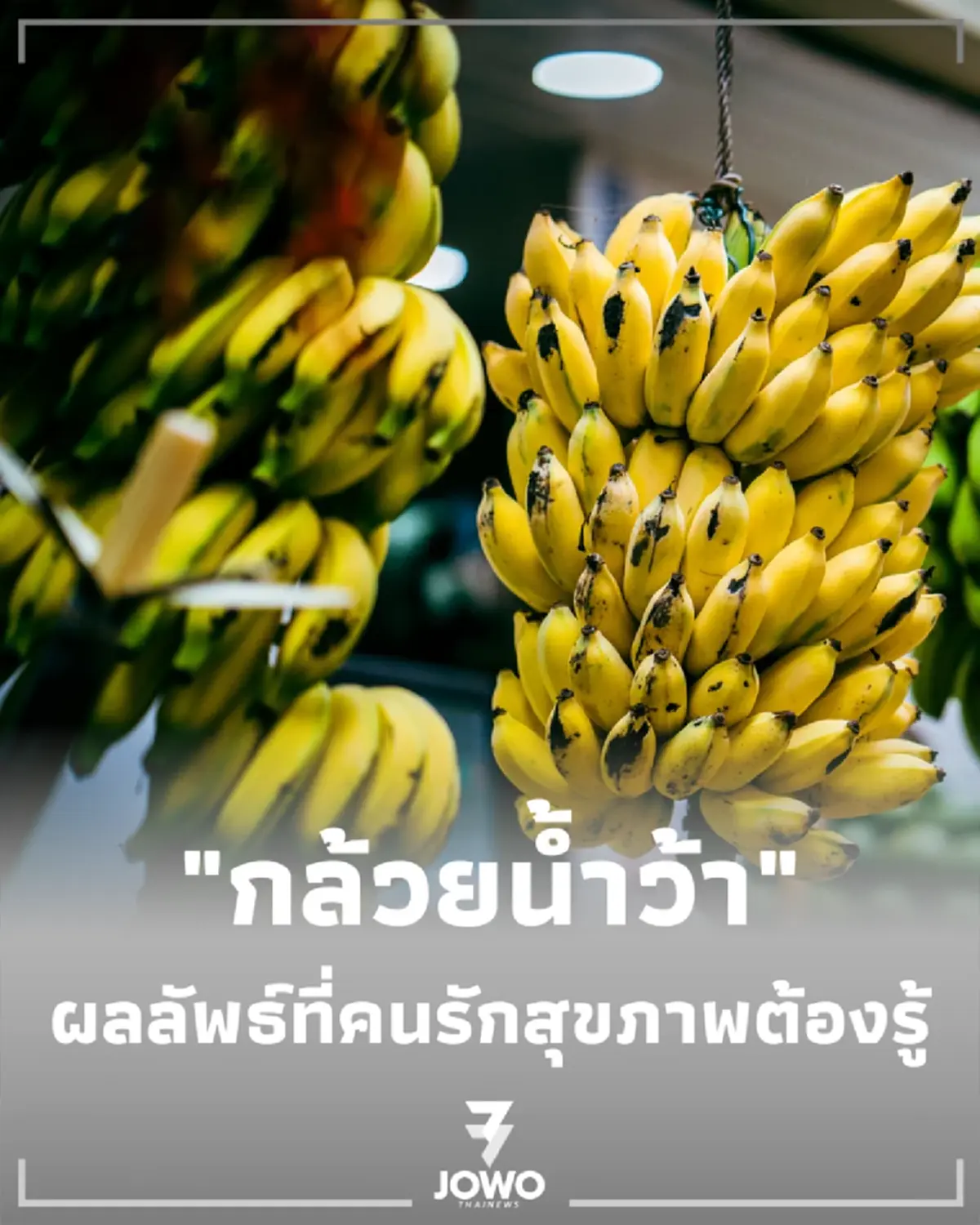 กินกล้วยน้ำว้าทุกวัน เกิดอะไรขึ้นกับร่างกายบ้าง ผลลัพธ์ที่คนรักสุขภาพต้องรู้