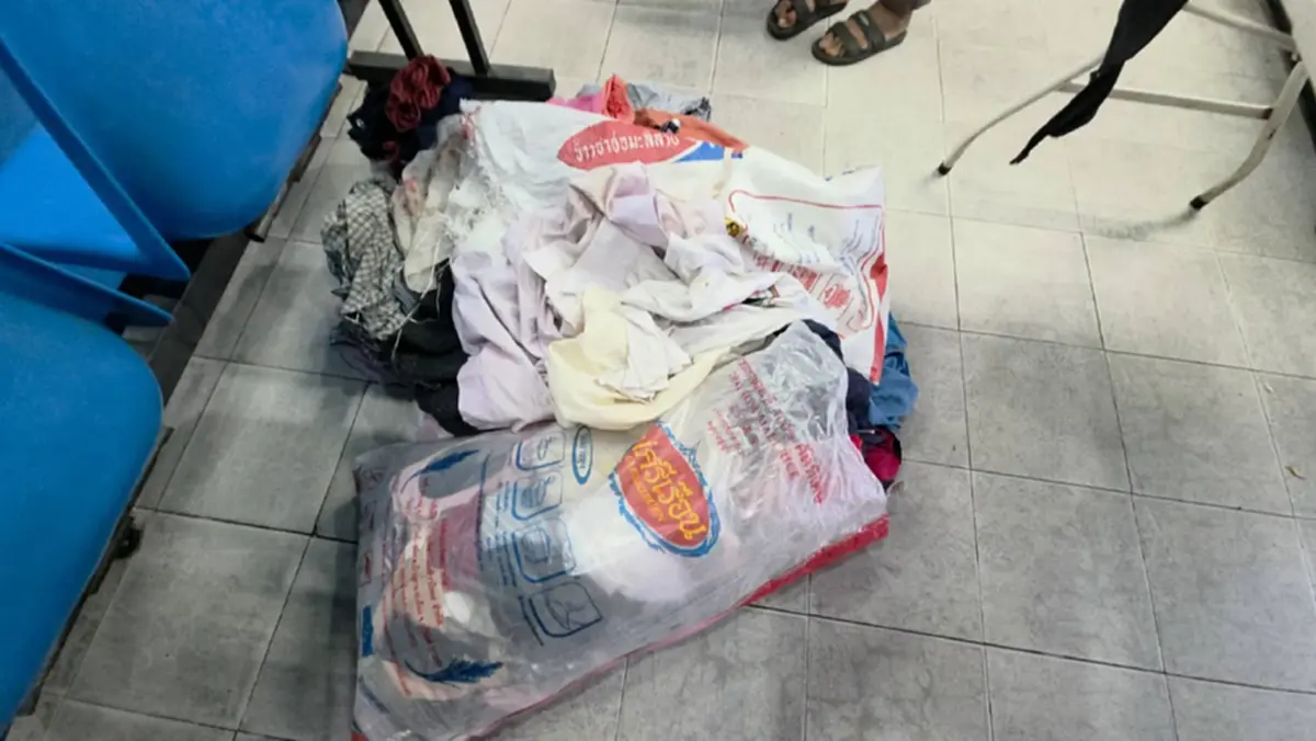 รวบโจรฉกชั้นในสตรี ผงะซุกเต็มห้อง 300 ตัว รวมได้ 2 กระสอบ