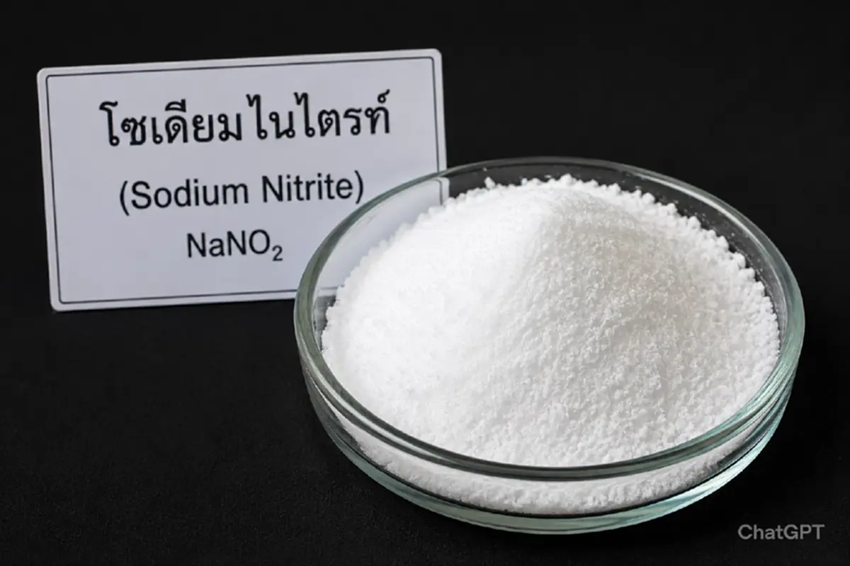 เปิดความจริง "โซเดียมไนไตรท์" คืออะไร อันตรายต่อสุขภาพไหม