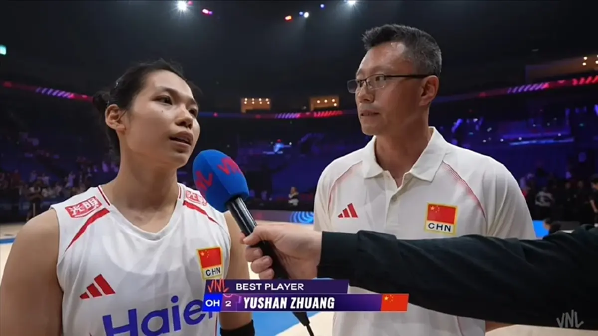 ดาวตบจีน ยอมรับเต็มปาก หลังเฉือนชนะวอลเลย์บอลหญิงไทย ใน VNL 2026